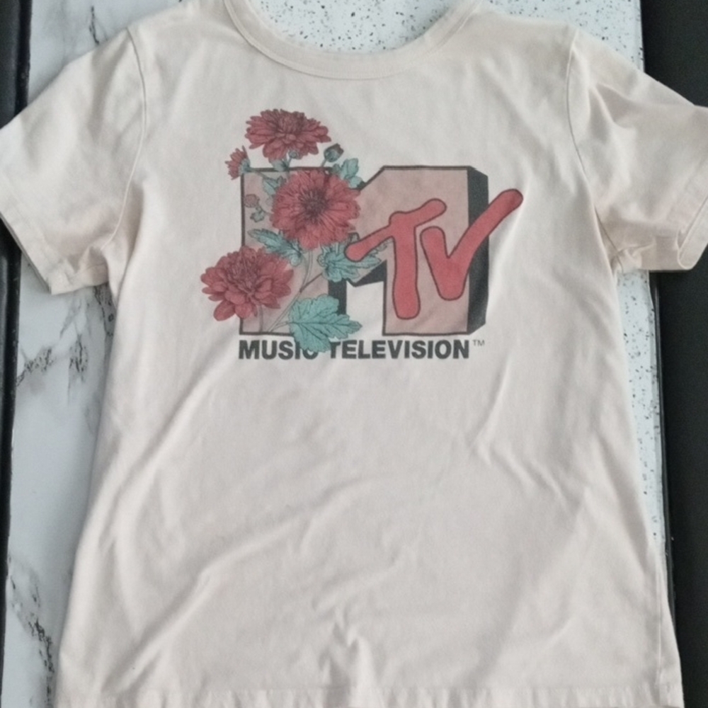 MTV Graphic Tee - Cream